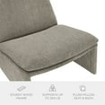 thumbnail image 3 of Fabric Mid-Century Modern Accent Chair, 3 of 9