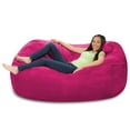 thumbnail image 3 of Comfy Sacks 6’ Memory Foam Bean Bag Lounger, Choose Color, 3 of 3