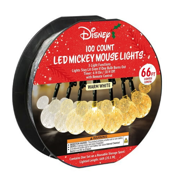 Disney Mickey LED Lights, 100 Count - Samsclub.com