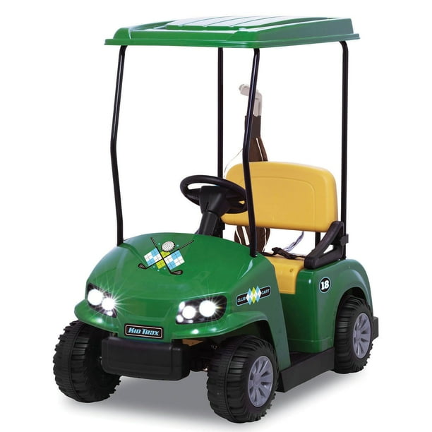 Kid Trax 12V Golf Cart Ride-On with Golf Accessories