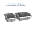 thumbnail image 6 of Seville Classics Extra Wide 7-Tier NSF 21-Bin Rack, 48" W x 14" D x 56" H, 6 of 10