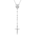 thumbnail image 3 of Italian Rosary Necklace in Sterling Silver, 3 of 5