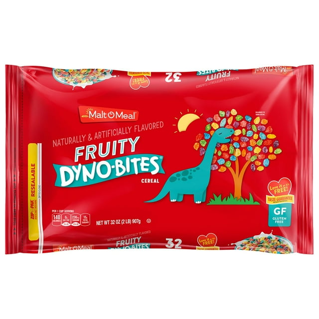 Malt-O-Meal Fruity Dyno Bite Cereal, 32 oz.
