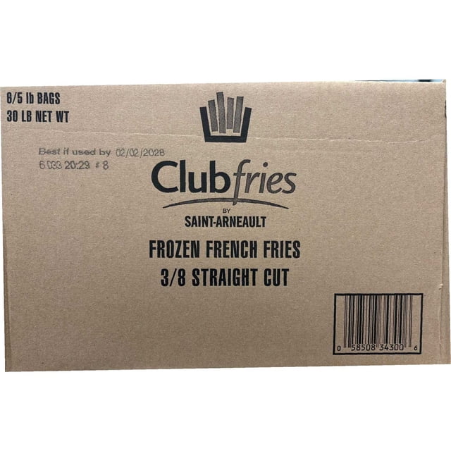 Remstar Foods Crinkle Cut French Fries, Frozen, 30 lbs.