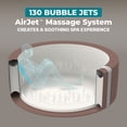 thumbnail image 4 of SaluSpa Azores Energy-Efficient AirJet 3-5 Person Inflatable Hot Tub, 4 of 10