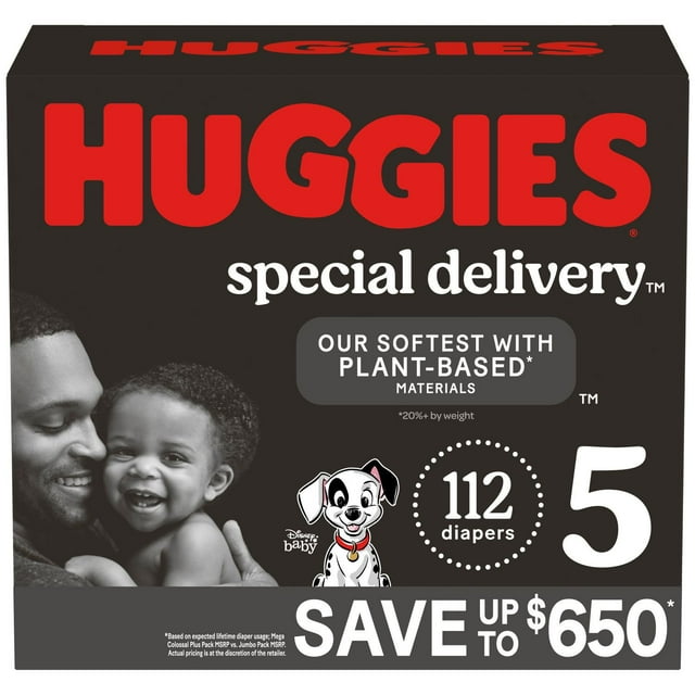 Huggies Special Delivery Hypoallergenic Baby Diapers, Sizes: 1-6