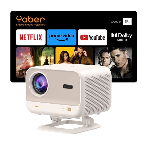 値下げできます。Yaber Projector L2 Plus プロジェクター Yaber L2 Plus Projector with 100 inch Screen for Home & Outdoor