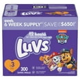 thumbnail image 1 of Luvs Pro Level Leak Protection Diapers (Sizes: 3-6), 1 of 10