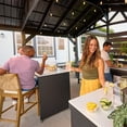 thumbnail image 18 of Range Covered Appliance-Ready Outdoor Kitchen w/ Refrigerator & Sink, 18 of 23