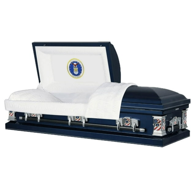 Titan Casket Military Premier Steel Funeral Casket, Choose Your Style