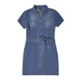 thumbnail image 7 of Frye Women's Belted Denim Mini Dress, 7 of 9
