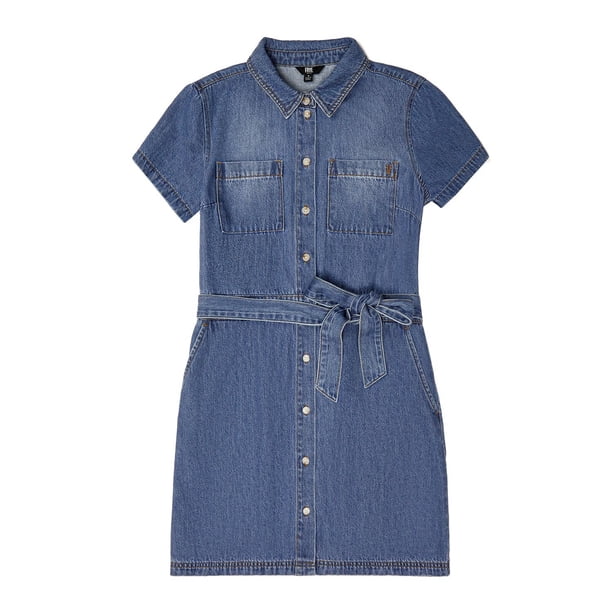 FRYE DENIM DRESS - Medium WASH XXL:- Medium WASH - Online Only, XXL FRYE DENIM DRESS - Medium WASH XXL:- Medium WASH - Online Only, XXL