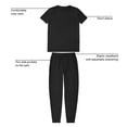 thumbnail image 10 of Dreammark Men's 2-Piece Jogger Pajama Set, 10 of 11