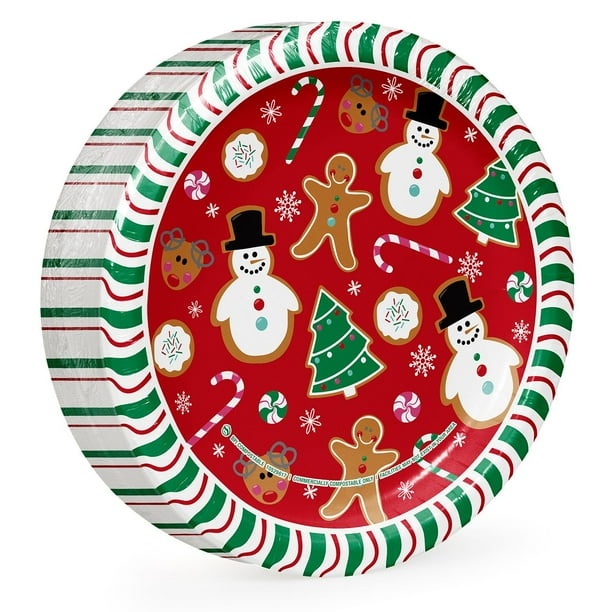 Member's Mark Holiday Paper Plates, 10