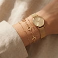 thumbnail image 4 of High Polish Heart Paperclip Bracelet in 14K Gold, 4 of 6