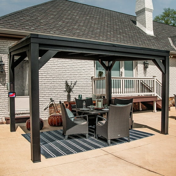 Backyard Discovery Stonebridge Steel Gazebo, Choose Size