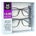 thumbnail image 5 of Member's Mark Square Blue Light Reading Glasses, 2 pk., 5 of 6