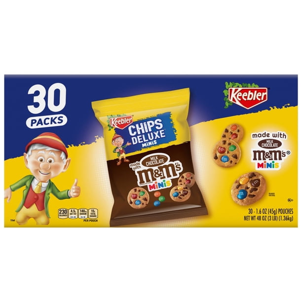 Keebler Bite Size M&M's Cookies (1.6 oz., 30 ct.) - Samsclub.com