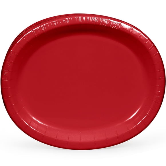 Artstyle Oval Paper Plates 10" x 12", 50 ct., Choose Color