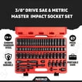 thumbnail image 2 of Neiko 3/8" Drive Impact Socket Set, 67-Piece Master Kit, 2 of 6