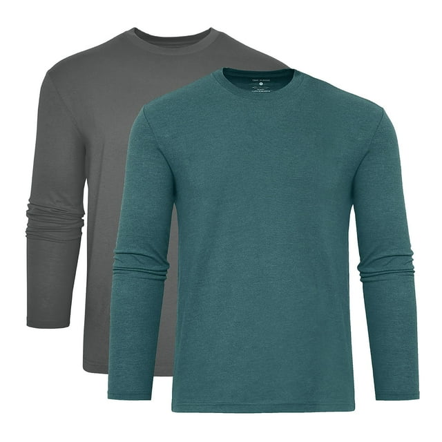 True Classic Men's 2-Pack Long Sleeve Crewneck T-Shirt