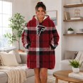 thumbnail image 4 of Pegasus Sports Atlanta Falcons Wearable Sherpa Throw, 4 of 7