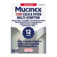 thumbnail image 1 of Mucinex 12 Hour Cold and Flu Medicine for Adults, 50 Tablets, 1 of 12