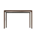 thumbnail image 7 of Mirador Takasho Acacia Finish Louvered Pergola, Choose Size, 7 of 8