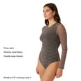 thumbnail image 4 of Edited by Hunter McGrady Women's Long Sleeve Bodysuit, 4 of 11
