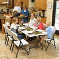 thumbnail image 11 of Lifetime 6' Commercial Grade Stacking Folding Table, Assorted Colors, 11 of 12