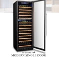 thumbnail image 4 of Lanbo 24 Inch 165 Bottle Single Zone Wine Cooler Fridge, 4 of 16