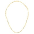 thumbnail image 1 of Diamond Paperclip Necklace in 14K Yellow Gold, 1 of 4