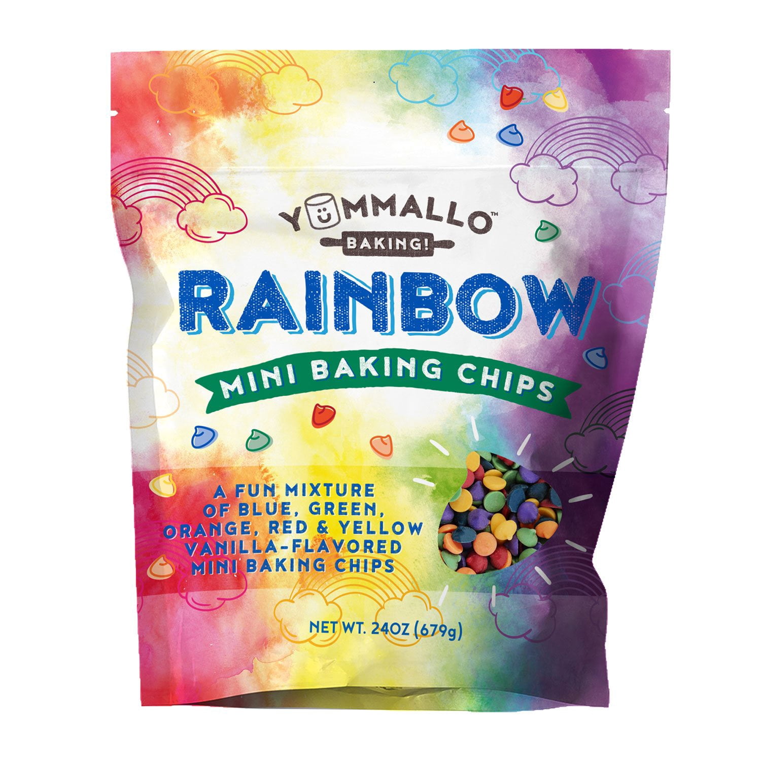 Yummallo Mini Rainbow Baking Chips (24 oz.) - Samsclub.com