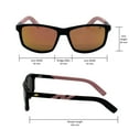 thumbnail image 5 of New Balance NB870-077S Full-Rim Rectangle Sunglasses, 5 of 5
