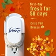 thumbnail image 6 of Febreze PLUG Air Freshener, Baked Cinnamon Apples & Crisp Fall Breeze, 1 Warmer + 5 Refills, 4.35 fl. oz., 6 of 10