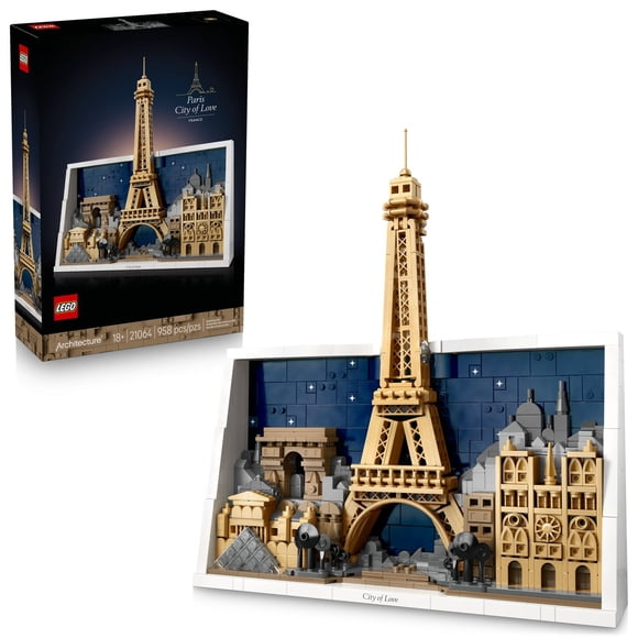 LEGO Architecture Paris – City of Love Building Set, 958 pc.