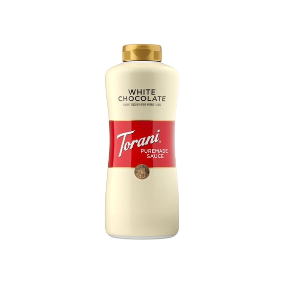 Torani Puremade White Chocolate Sauce, 30 oz.