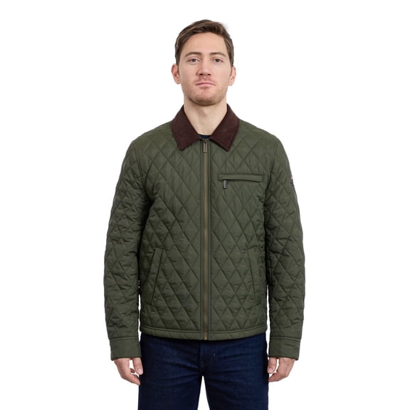 London Fog Men's Quilted Barn Coat
