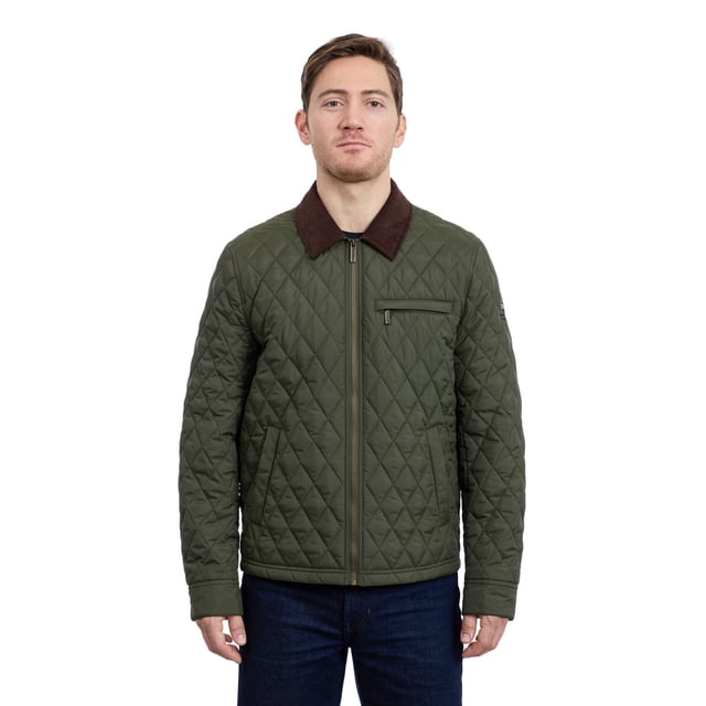 London Fog Men's Quilted Barn Coat