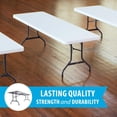 thumbnail image 4 of Lifetime 8' Commercial-Grade Folding Table - 4 Pack, 4 of 12