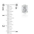 thumbnail image 5 of Lab Created 2.00 CT. T.W. Fancy Cut Diamond Stud Earrings in 18K Gold, 5 of 8