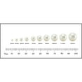 thumbnail image 4 of 8-8.5 mm Akoya Pearl with .05 ct Diamond Pendant Rope Chain Necklace in 14K Gold, 4 of 4