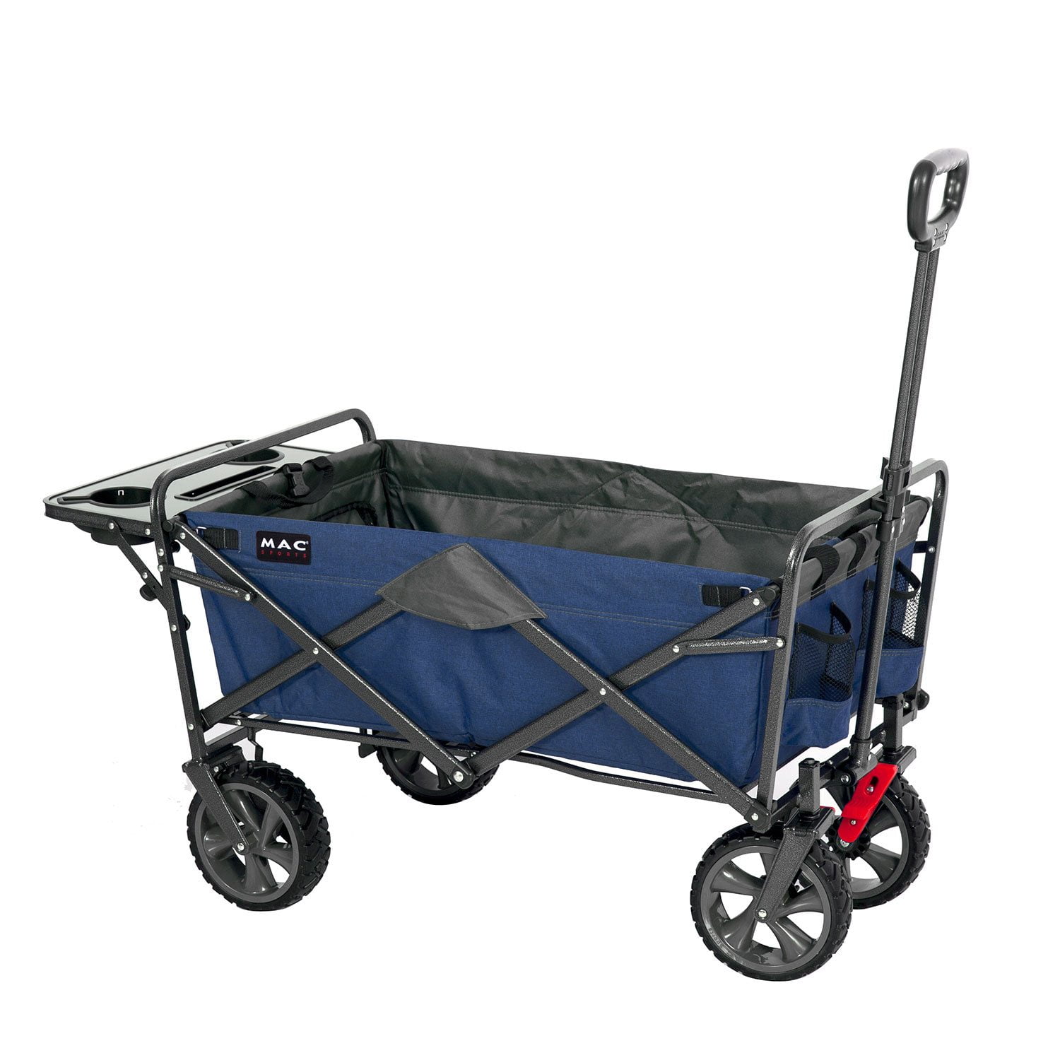 Mac Sports Folding Wagon with Tailgate and Table, image size:1500x1500