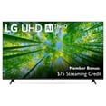 thumbnail image 1 of LG 65" Class UQ8000-Series Ultra HD 4K WebOS 22 Smart w/ThinQ AI LED TV - 65UQ8000AUB, 1 of 9