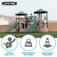thumbnail image 3 of Lifetime Double Adventure Tower with Bridge Playset, 3 of 12