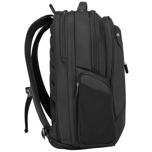 backpack with laptop sleeve mens Polare Cowhide Leather Multiple Laptop Backpack Day pack Travel Bag Satchel with YKK Metal Zippers Dark Brown
