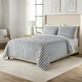 thumbnail image 1 of Member's Mark 3-Piece Channel Faux Fur Comforter Set, Assorted Sizes, 1 of 5