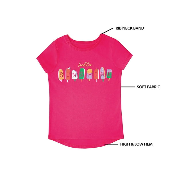 Member's Mark Girls 3-Pack Short Sleeve Graphic Tee - Samsclub.com