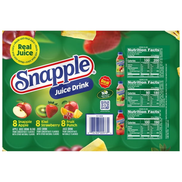Snapple Juice Drink Variety Pack, 16 fl. oz., 24 pk. - Samsclub.com