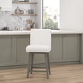 thumbnail image 1 of HH2 Home Parson Wood Adjustable Height Swivel Bar Stool, 1 of 19